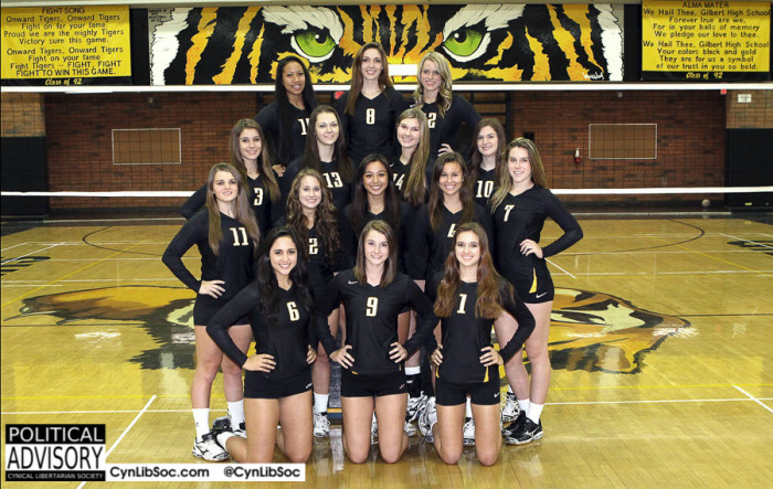 Volleyball chycks. Part of something bigger. And hot.