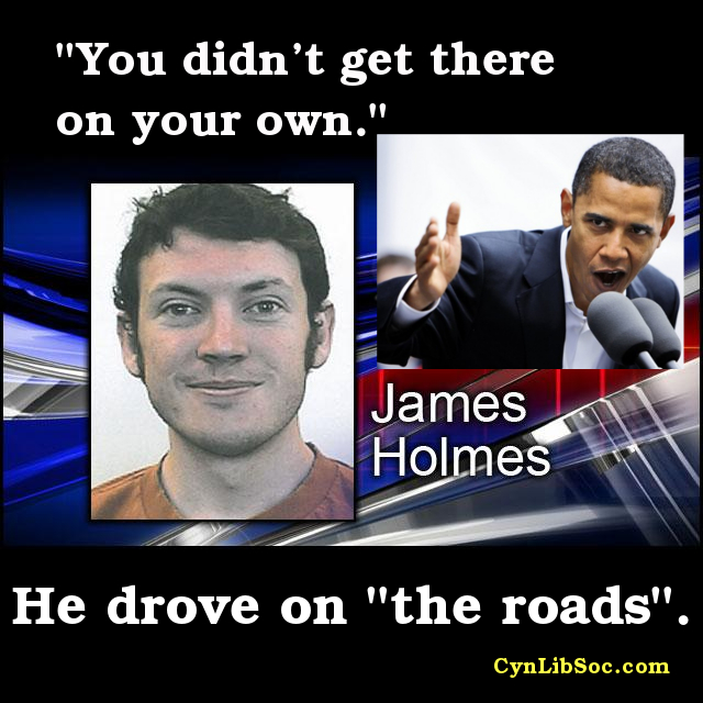 James Holmes “didn’t get there” on his own. Cynical